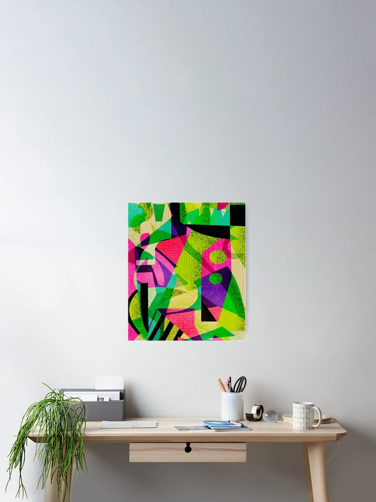 Thumbnail 2 of 3, Poster, Springtime - Abstract Composition designed and sold by SunbeatStudio.