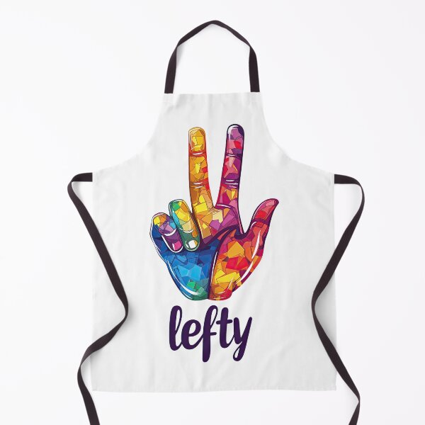 Item preview, Colorful Lefty Pride Hand Sign designed and sold by PixelInkCraft.