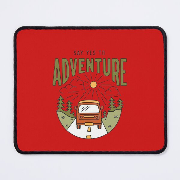 Item preview, Say Yes to Adventure Sticker designed and sold by HarbeShop.