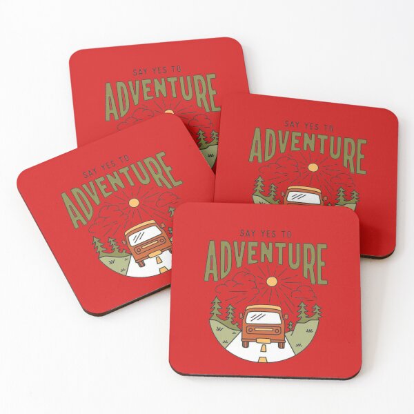 Item preview, Say Yes to Adventure Sticker designed and sold by HarbeShop.