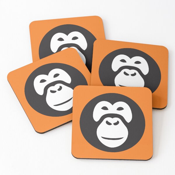 Item preview, Orangutan Minimalistic face Illustration designed and sold by Pattern-Parade.