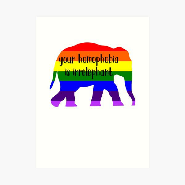 Homophobia Art Prints | Redbubble