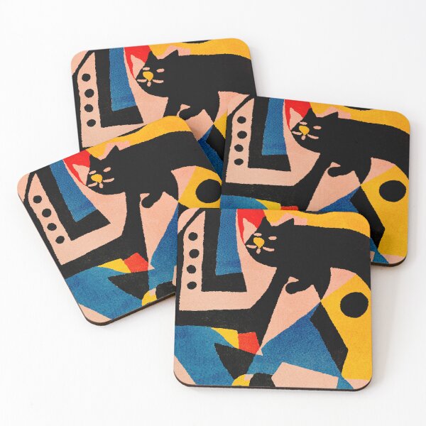 Item preview, The Lovecat - Abstract Composition designed and sold by SunbeatStudio.