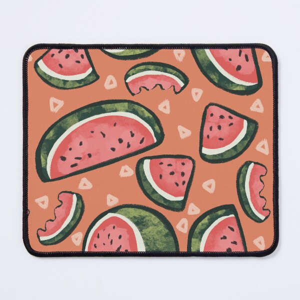 Item preview, Cartoon Watermelon Slices Bold Lined Peach designed and sold by little peg designs.