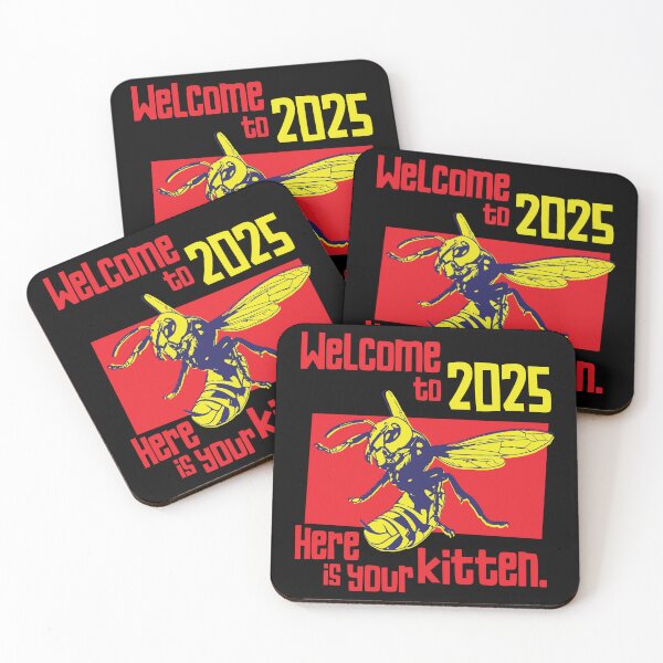 Item preview, Welcome to 2025 Funny Sarcastic Wasp New Year designed and sold by Victor Shadehorn.