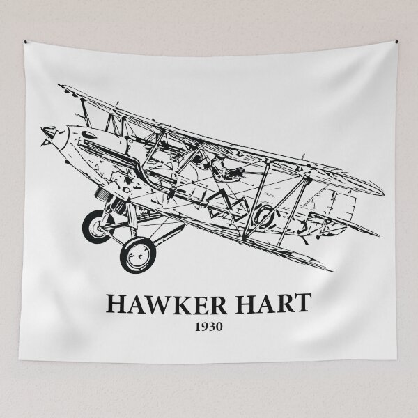 Item preview, Hawker Hart 1930 British Biplane Light Bomber designed and sold by Lakeric Cityscapes.