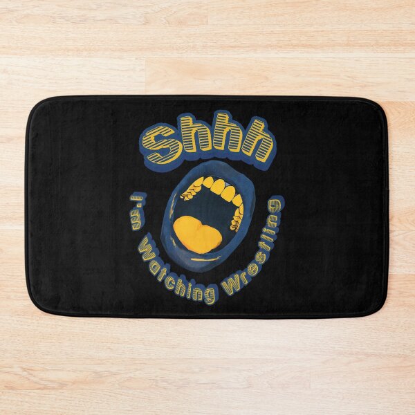 Item preview, Shhh I'm Watching Wrestling designed and sold by AlchemyColor.