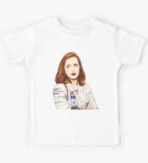 X Files I Want to Believe Scully by Mimie ( more 70 designs XFiles in my shop) Kids Tee