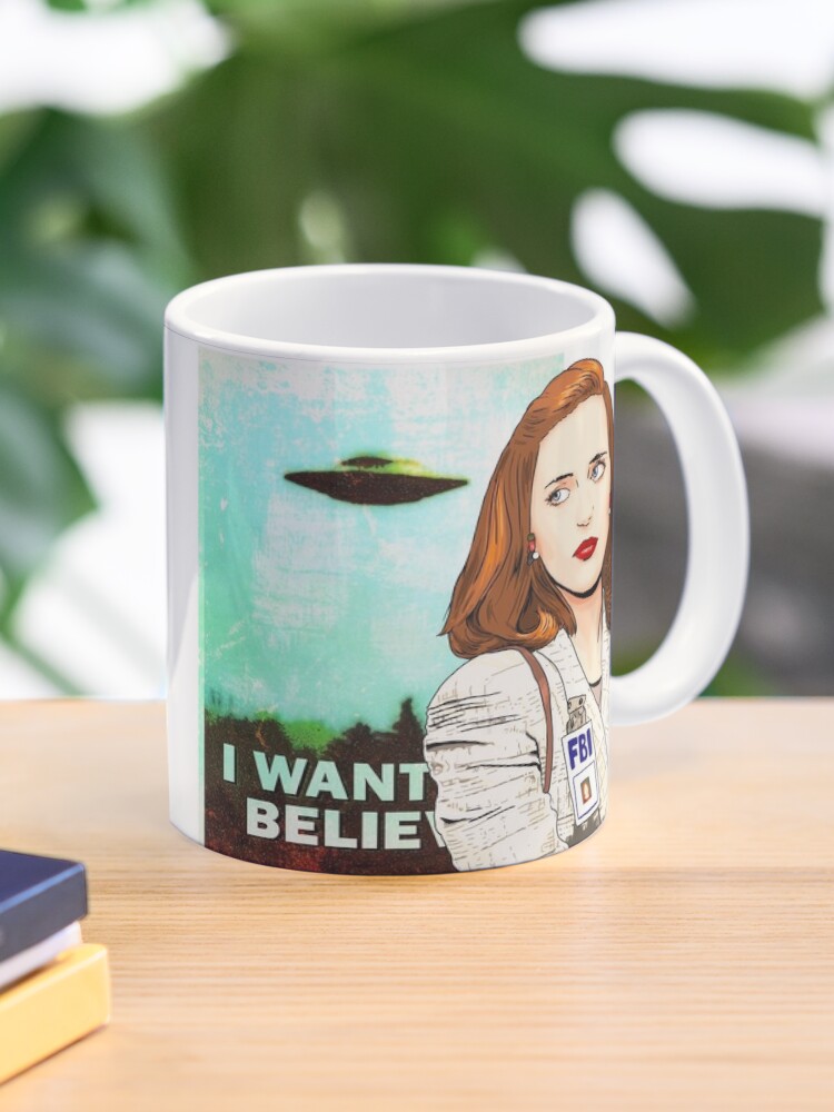 X File the Truth is Out There Ceramic Mug Dana Scully and Fox