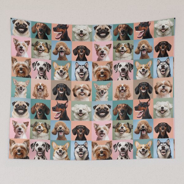 Item preview, Funny dogs laughing  designed and sold by FatBirdie.