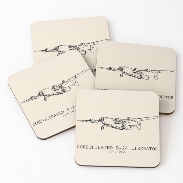 Item preview, Consolidated B-24 Liberator WWII American Heavy Bomber designed and sold by Lakeric Cityscapes.