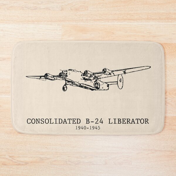 Item preview, Consolidated B-24 Liberator WWII American Heavy Bomber designed and sold by Lakeric Cityscapes.