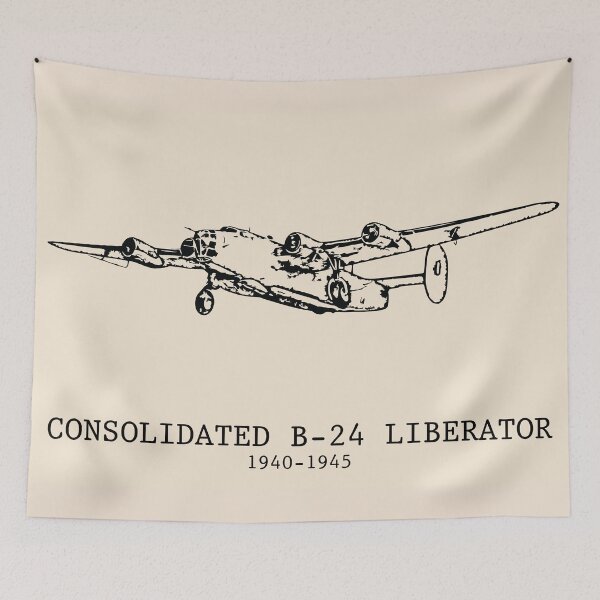 Item preview, Consolidated B-24 Liberator WWII American Heavy Bomber designed and sold by Lakeric Cityscapes.