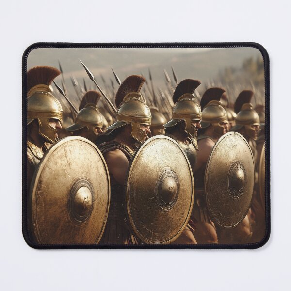 Item preview, Spartan Warriors Holding the Line at Dawn designed and sold by willmmcintosh.