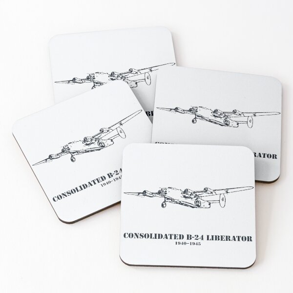 Item preview, Consolidated B-24 Liberator WWII American Heavy Bomber designed and sold by Lakeric Cityscapes.
