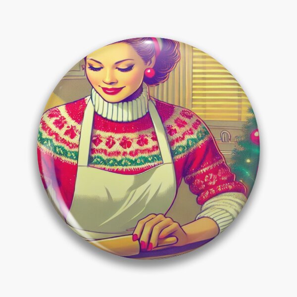 Item preview, Festive Cookie Decorating in Retro Style designed and sold by Genady.
