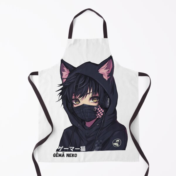 Item preview, Gamer Neko - Modern manga style illustration designed and sold by AWAdesign.