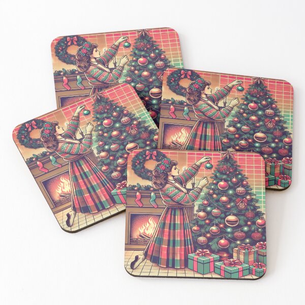 Item preview, Hanging Ornaments in Retro Holiday Style designed and sold by Genady.