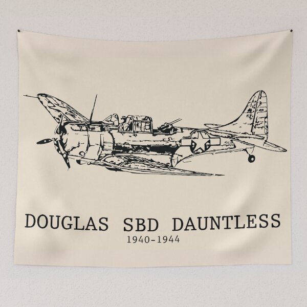 Item preview, Douglas SBD Dauntless WWII Dive Bomber designed and sold by Lakeric Cityscapes.
