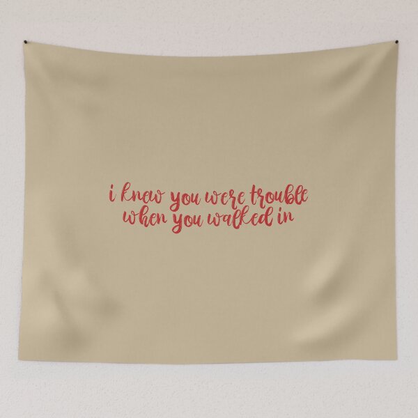 Item preview, I Knew You Were Trouble Taylor Swift designed and sold by BoldNFresh.