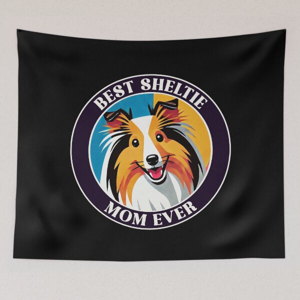 Item preview, Best Sheltie Mom Ever – Shetland Sheepdog Lover designed and sold by Victor Shadehorn.