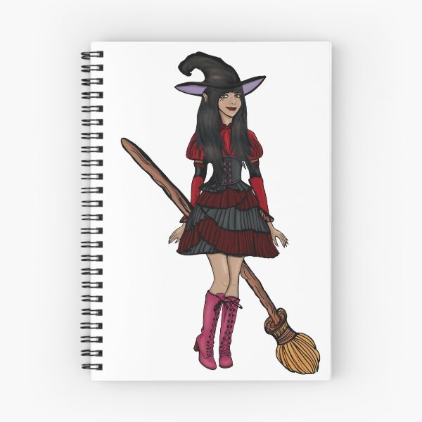 Item preview, Witch with spell designed and sold by ArbuzWorldz.