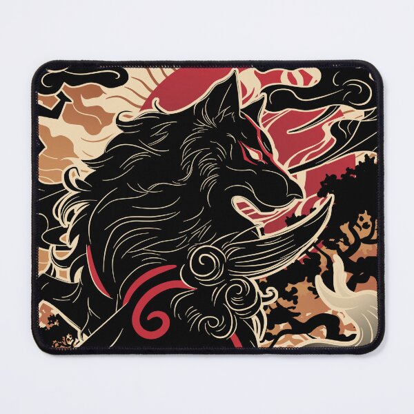 Item preview, Black Okami inspired art designed and sold by CeltyRysuje.