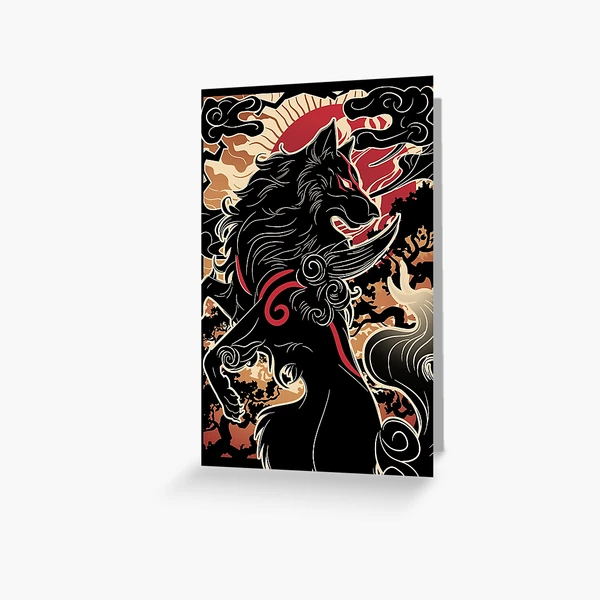 Black Okami inspired art
