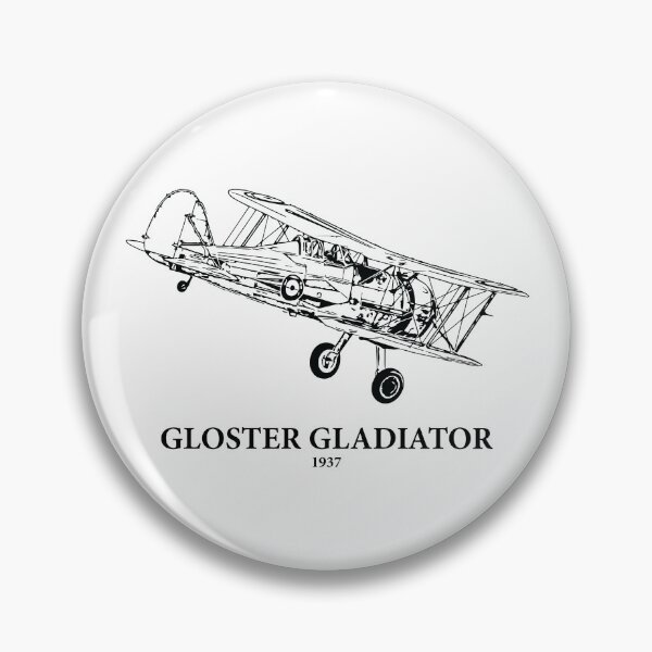 Item preview, Gloster Gladiator WWII British Biplane Fighter designed and sold by Lakeric Cityscapes.