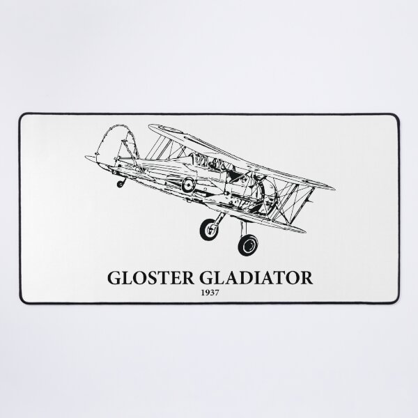 Item preview, Gloster Gladiator WWII British Biplane Fighter designed and sold by Lakeric Cityscapes.