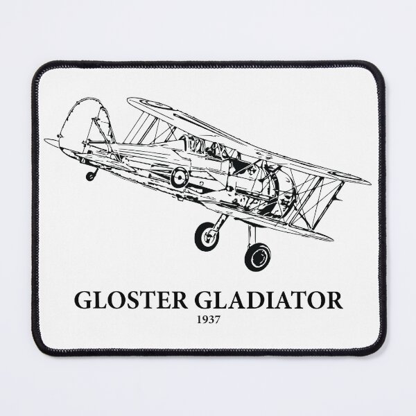 Item preview, Gloster Gladiator WWII British Biplane Fighter designed and sold by Lakeric Cityscapes.
