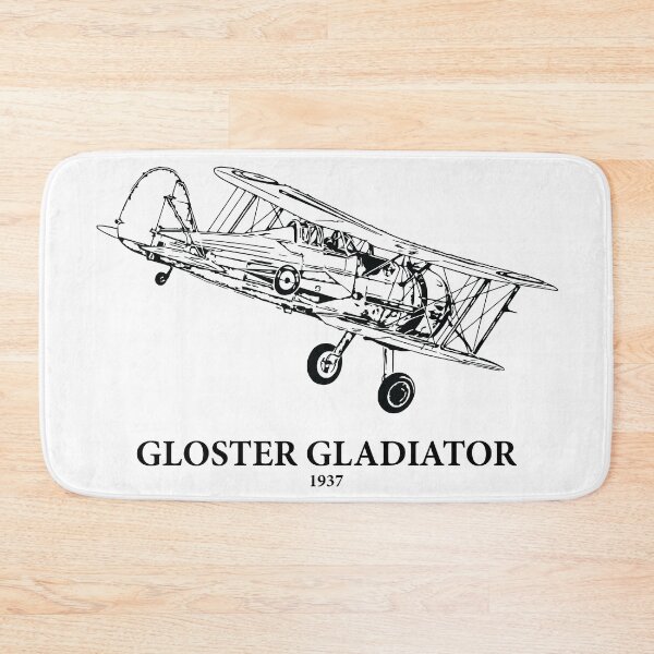 Item preview, Gloster Gladiator WWII British Biplane Fighter designed and sold by Lakeric Cityscapes.