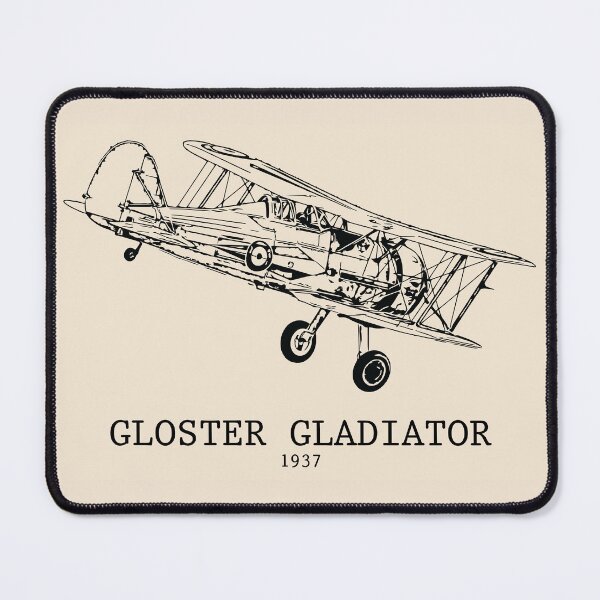Item preview, Gloster Gladiator WWII British Biplane Fighter designed and sold by Lakeric Cityscapes.