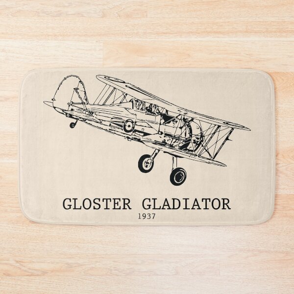 Item preview, Gloster Gladiator WWII British Biplane Fighter designed and sold by Lakeric Cityscapes.