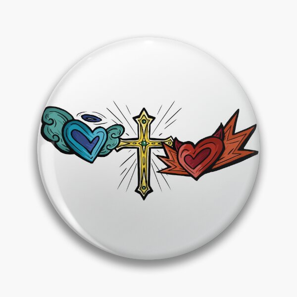 Item preview, Angel and Devil Hearts designed and sold by Ma-chan.