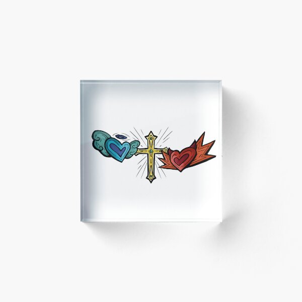 Item preview, Angel and Devil Hearts designed and sold by Ma-chan.