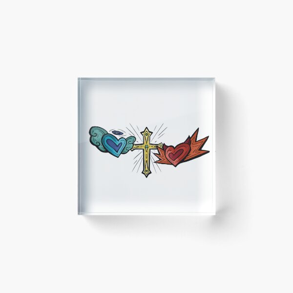 Item preview, Angel and Devil Hearts designed and sold by Ma-chan.