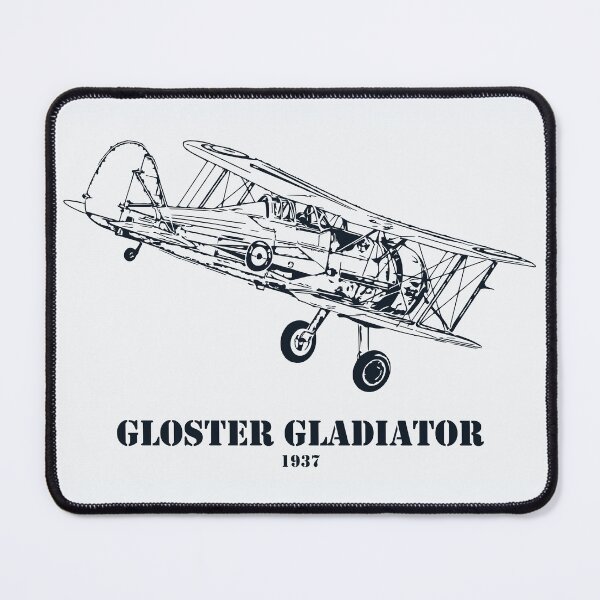 Item preview, Gloster Gladiator WWII British Biplane Fighter designed and sold by Lakeric Cityscapes.