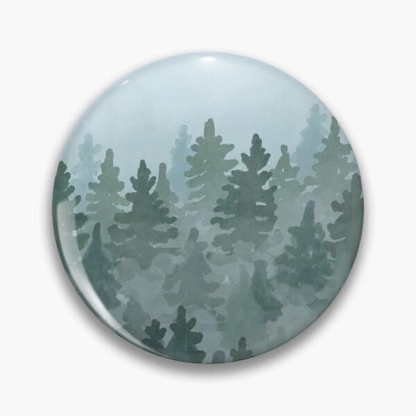 Item preview, In the wild I find my peace. Misty forest woodland designed and sold by Scat the cat.