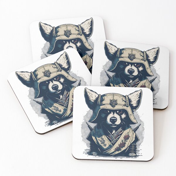 Item preview, Samurai Dog Warrior designed and sold by ArtsyWishesShop.