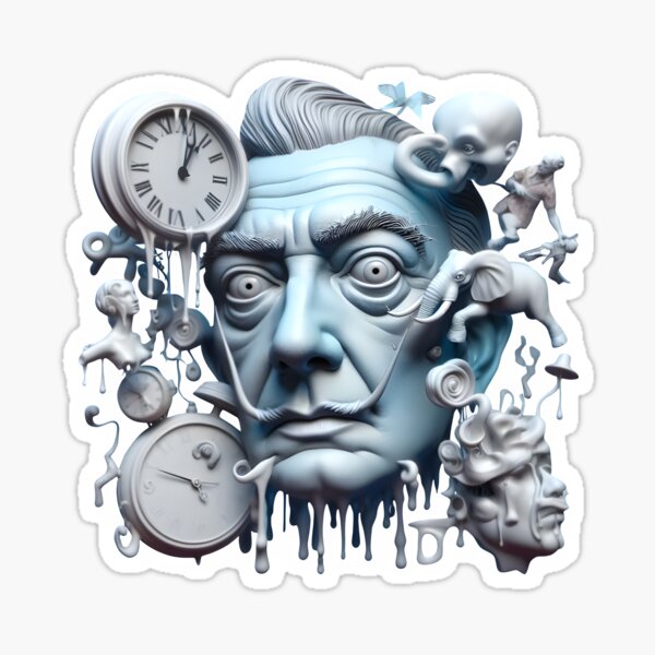 Item preview, Salvador Dali zbrush master crazy designed and sold by slamegrafic.