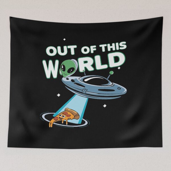 Item preview, Out of This World: Alien Pizza Party designed and sold by NEWDESINGS12.