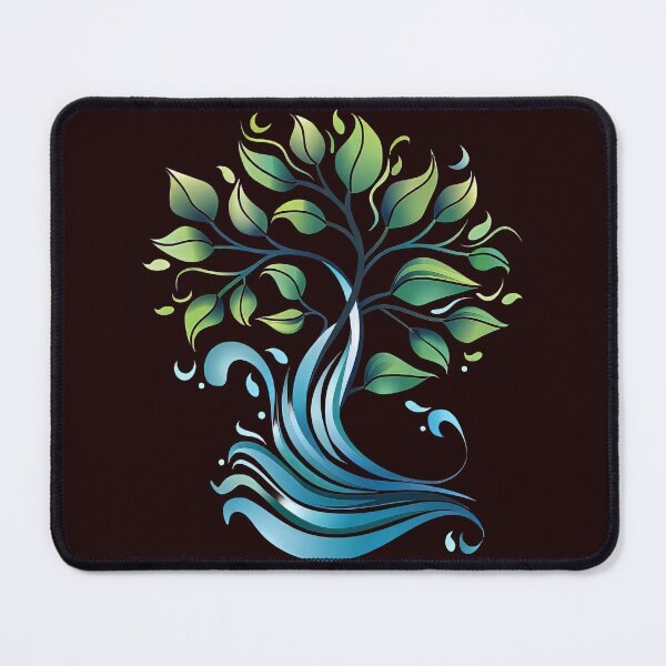 Item preview, Tree of Elements Yin Yang Nature Art designed and sold by EmiBarDesign.