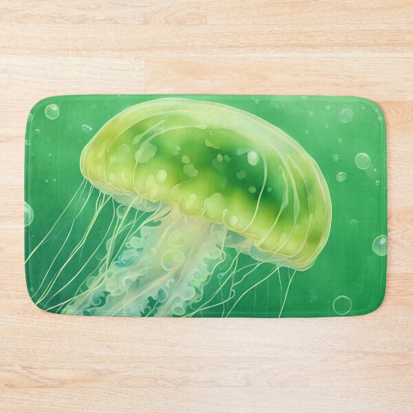 Item preview, Bright Green Jellyfish designed and sold by CalmnessbyChoice.