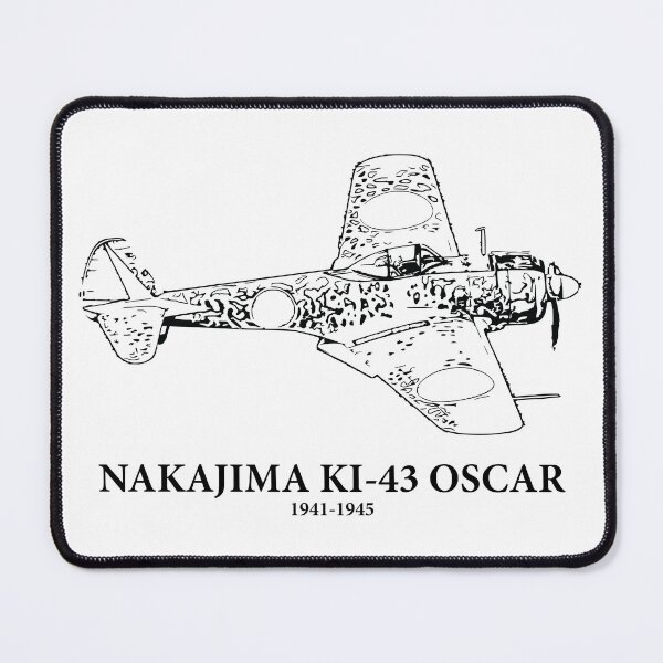 Item preview, Nakajima Ki-43 Oscar WWII Japanese Fighter designed and sold by Lakeric Cityscapes.
