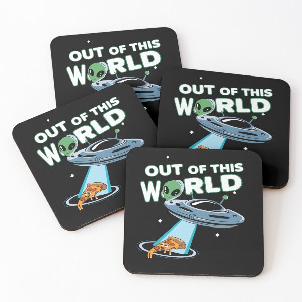 Item preview, Out of This World: Alien Pizza Party designed and sold by NEWDESINGS12.