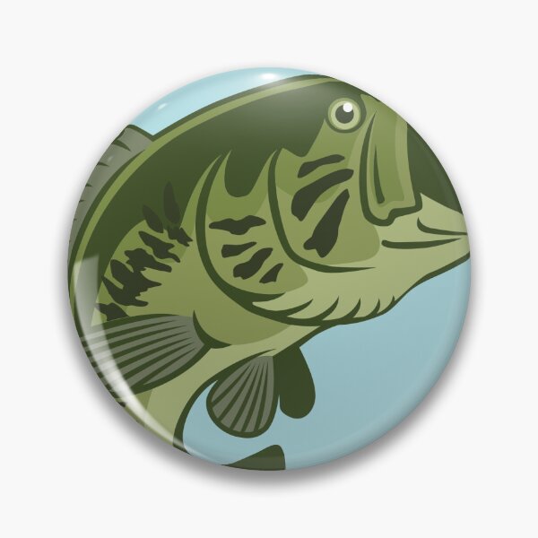 Item preview, bass fishing logo designed and sold by kvasay.