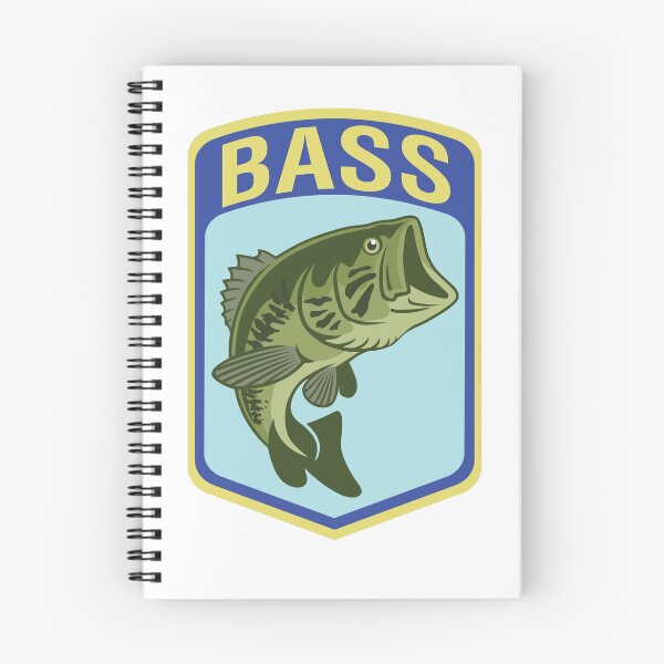 Item preview, bass fishing logo designed and sold by kvasay.