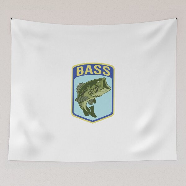 Item preview, bass fishing logo designed and sold by kvasay.