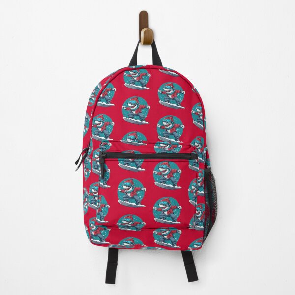 Item preview, Christmas Snowboarding Shark - Chill, Cool, Carefree, Winter, Snowboard designed and sold by Fantasy Masterpiece.